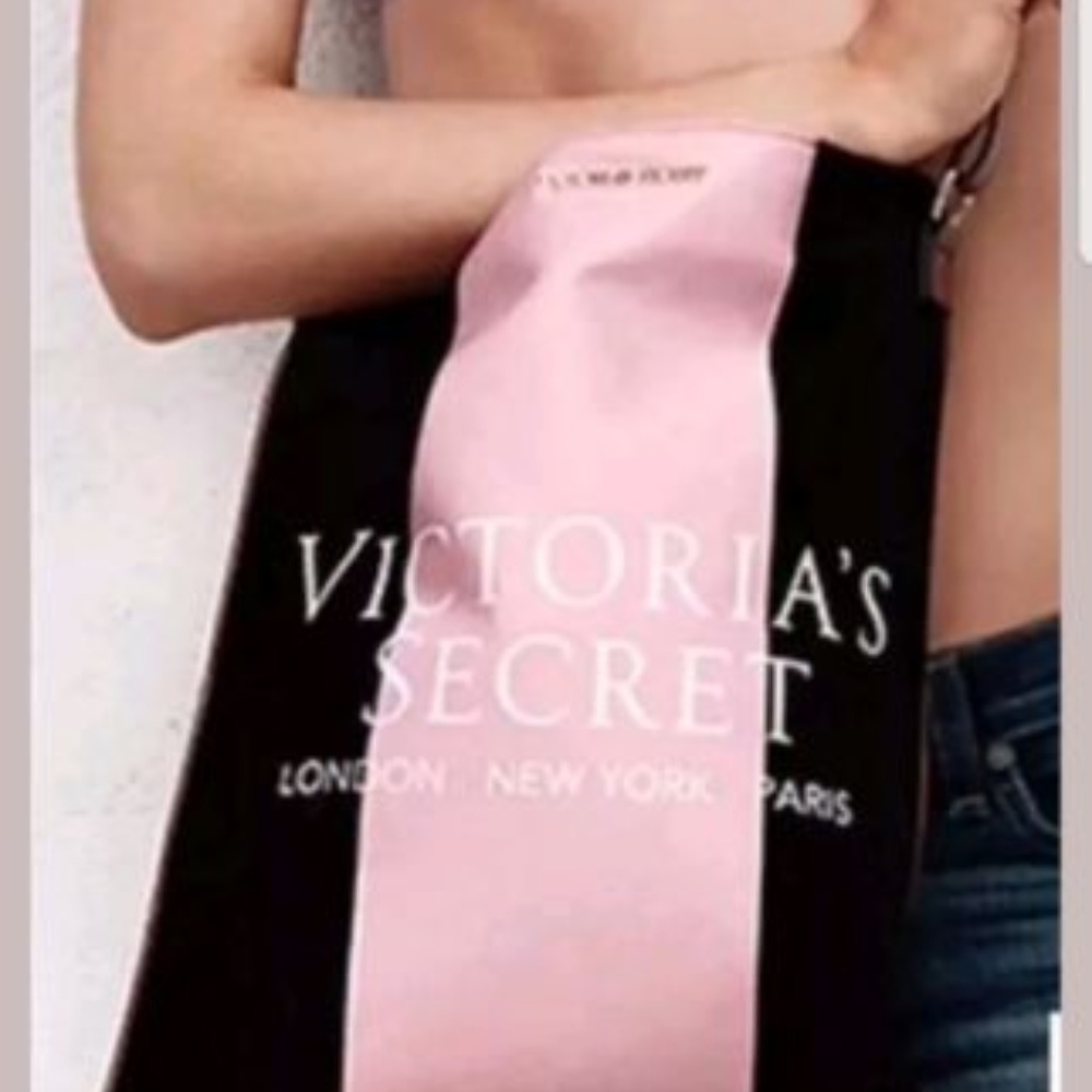 Victoria's Secret Pink and Black Crossbody Bag NWT